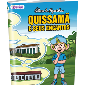 O Álbum de figurinhas QUISSAMÃ E SEUS ENCANTOS