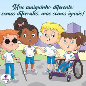Meu amiguinho diferente:Somos diferentes, mas somos iguais!